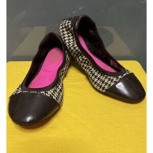 Puma Sport lifestyle Vintage 00s Chocolate & Cream Foldable Ballet Flats Sz 8.5